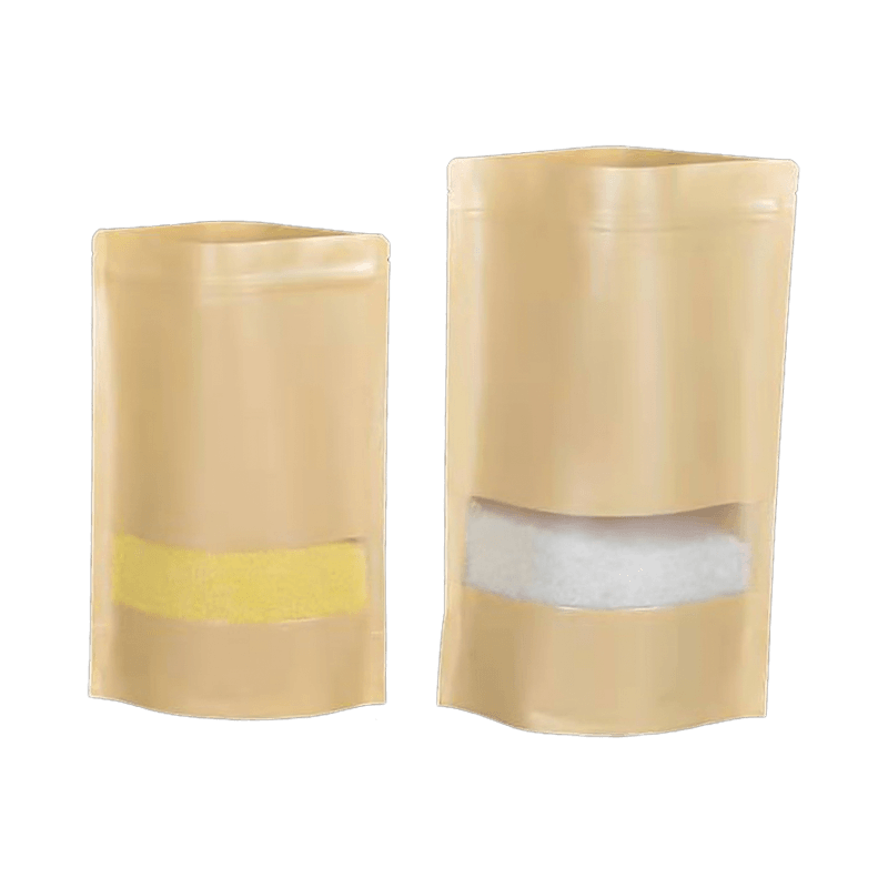 Bolsa composta de papel kraft biodegradável