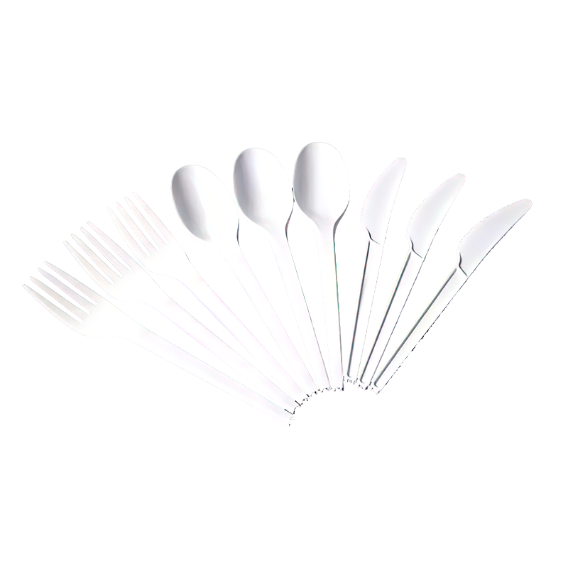 Talheres descartáveis ​​biodegradáveis